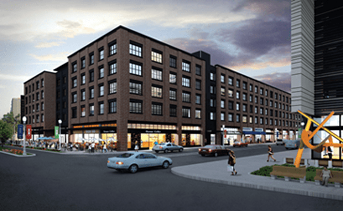 Institutional facade