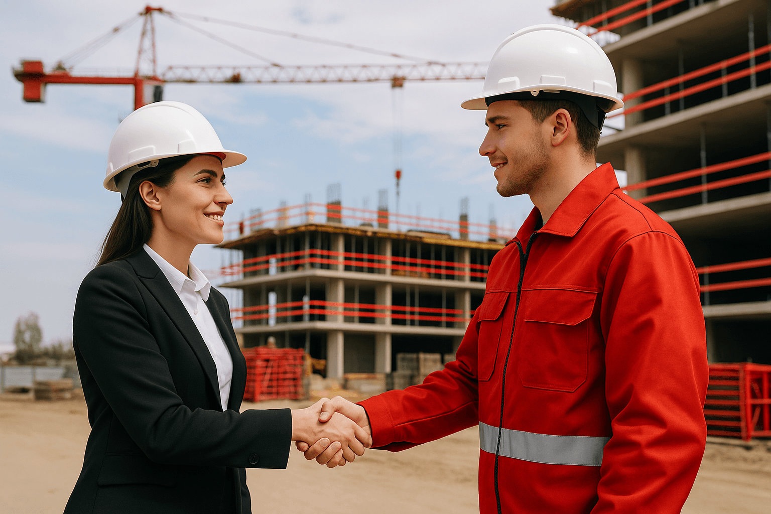 Modern white building