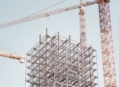 Industrial construction site